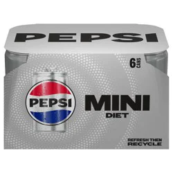 Pepsi Diet Pepsi Soda Cola , Paperboard - 6 ct