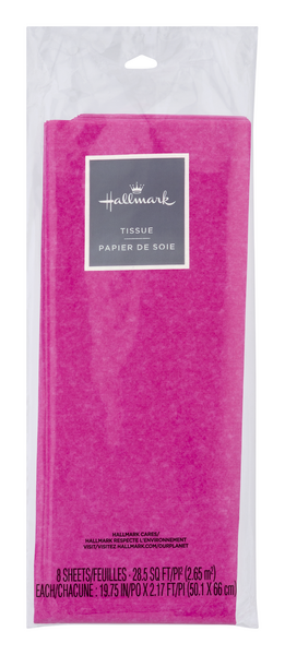 slide 1 of 1, Hallmark Tissue Paper Pink 8 Sheets, 1 ct