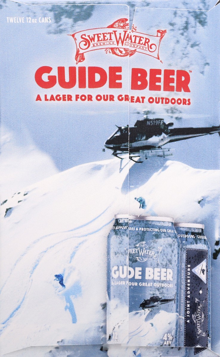 slide 3 of 9, SweetWater Brewing Co Guide Beer Lager Beer 12 ea, 12 ct