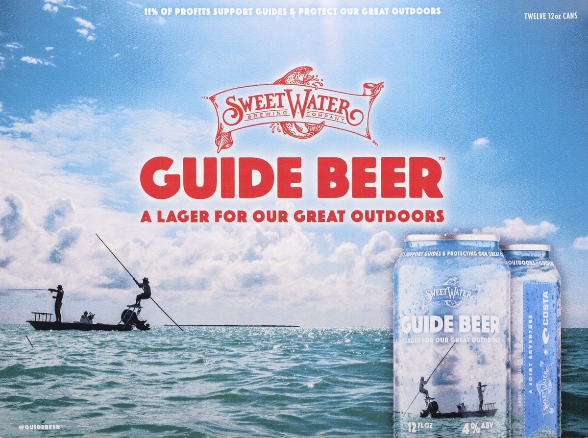 slide 8 of 8, Sweetwater Brewing Co. Guide Beer Lager, 12 ct; 12 fl oz