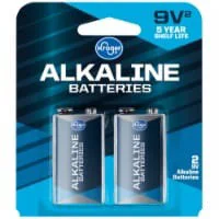 Kroger 9-Volt Alkaline Batteries
