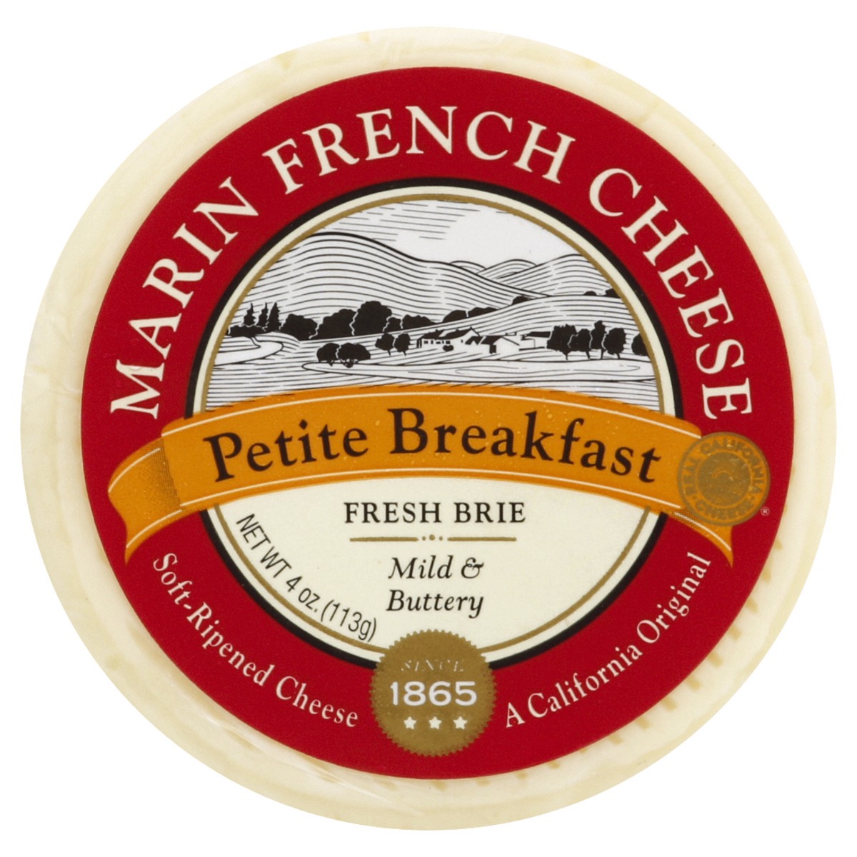 slide 6 of 6, Marin French Petit Breakfast Fresh Brie, 4 oz