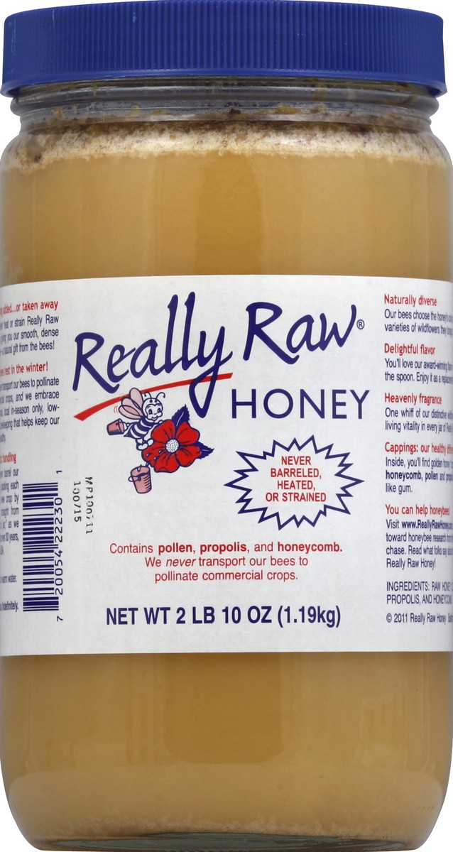 slide 1 of 3, Really Raw Honey 42 oz, 42 oz