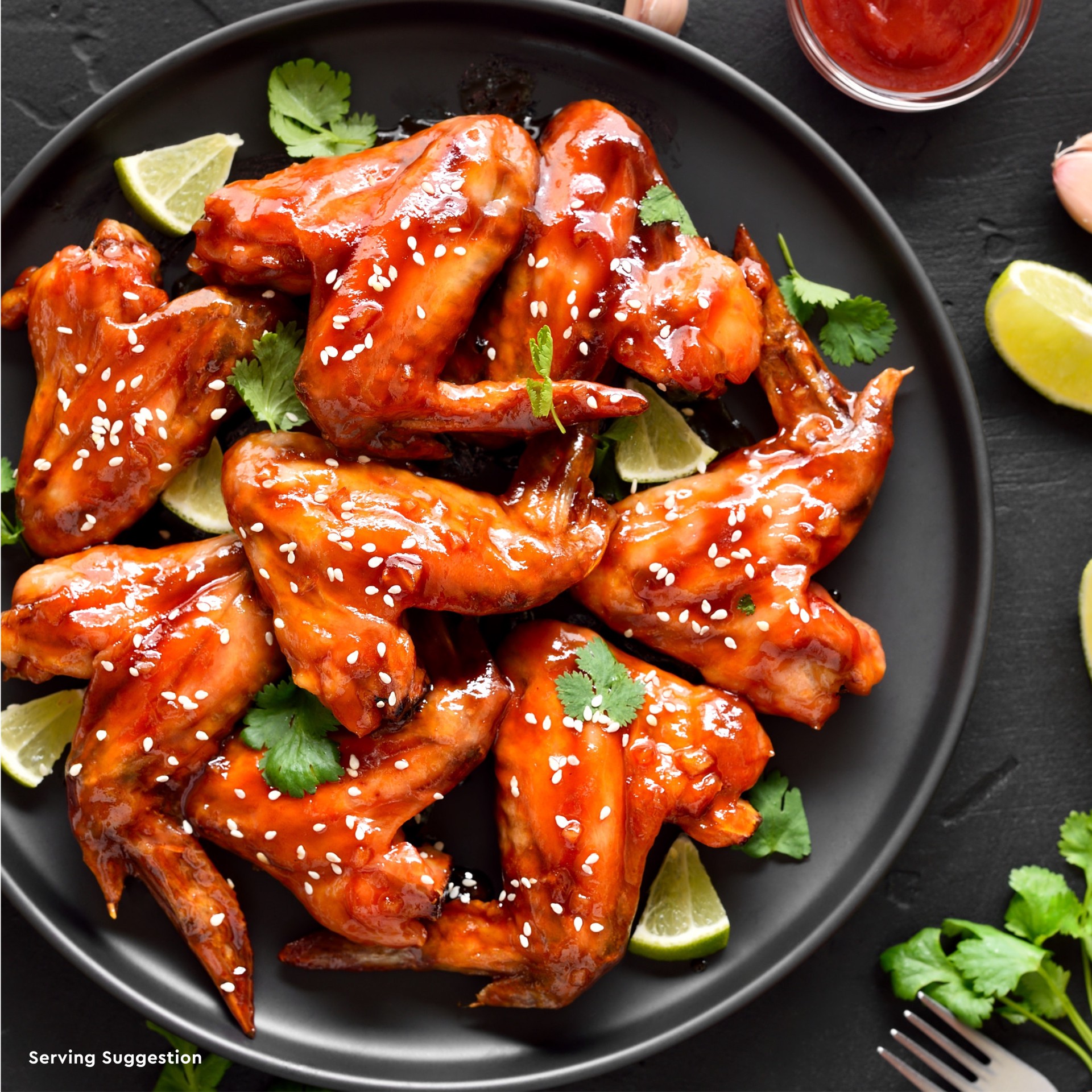 slide 5 of 6, Just BARE Natural Fresh Chicken Whole Wings, 22 oz