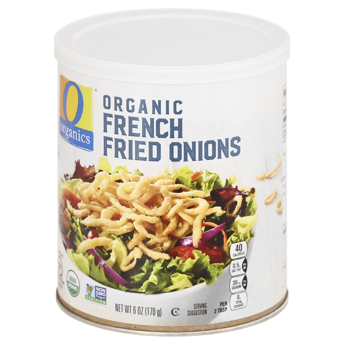 slide 5 of 9, O Organics French Fried Onions, 
