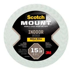 3M Scotch Indoor Mounting Tape - White