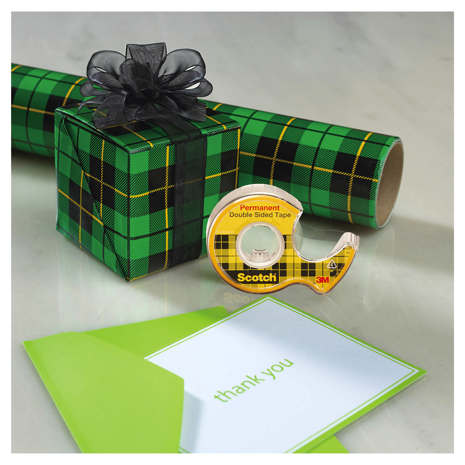 slide 2 of 2, Scotch Permanent Double Sided Tape, 2 ct; 1/2 in x 400 in