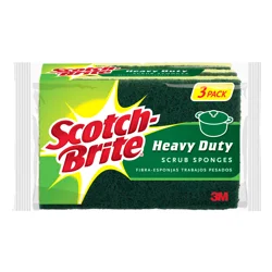 Scotch-Brite Heavy Duty Scrub Sponges 3 Each