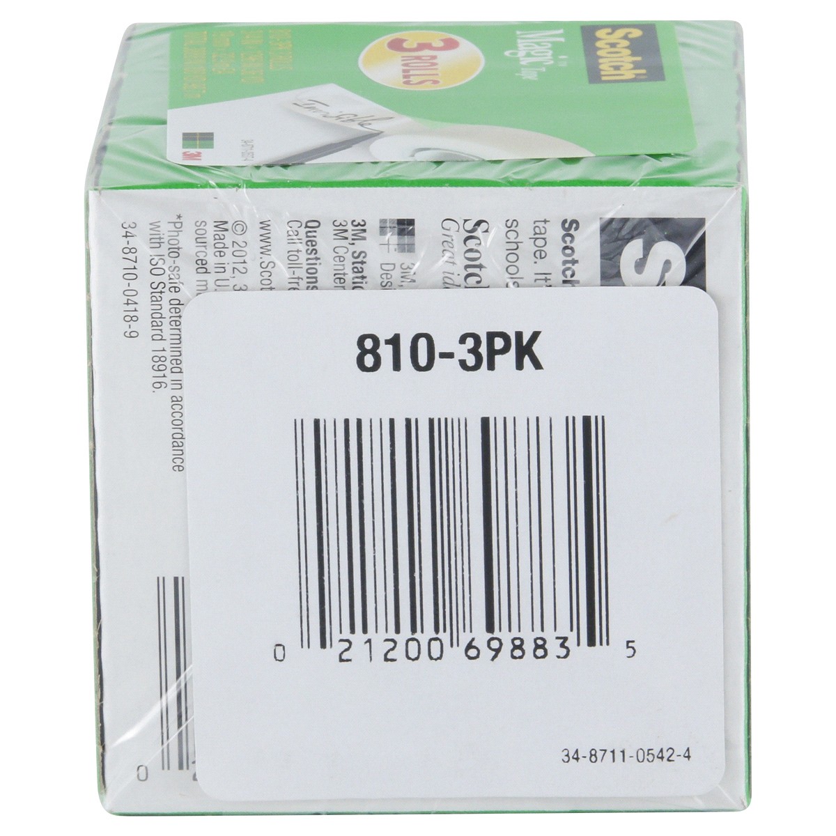 slide 3 of 5, Scotch Magic Tape Refill 3 Pack - Clear, 0.75 in x 36 yd