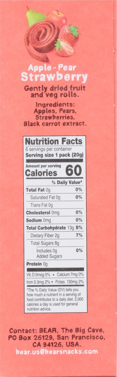 slide 3 of 14, BEAR Fruit Rolls, Assorted, Variety Pack, 12 ct