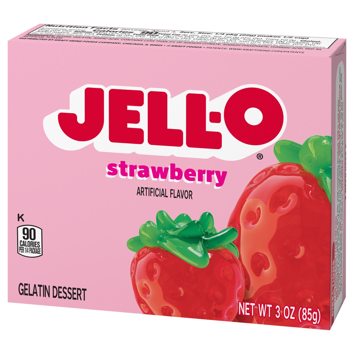 slide 3 of 13, Jell-O Strawberry Gelatin Dessert Mix Box - 3 Oz, 3 oz