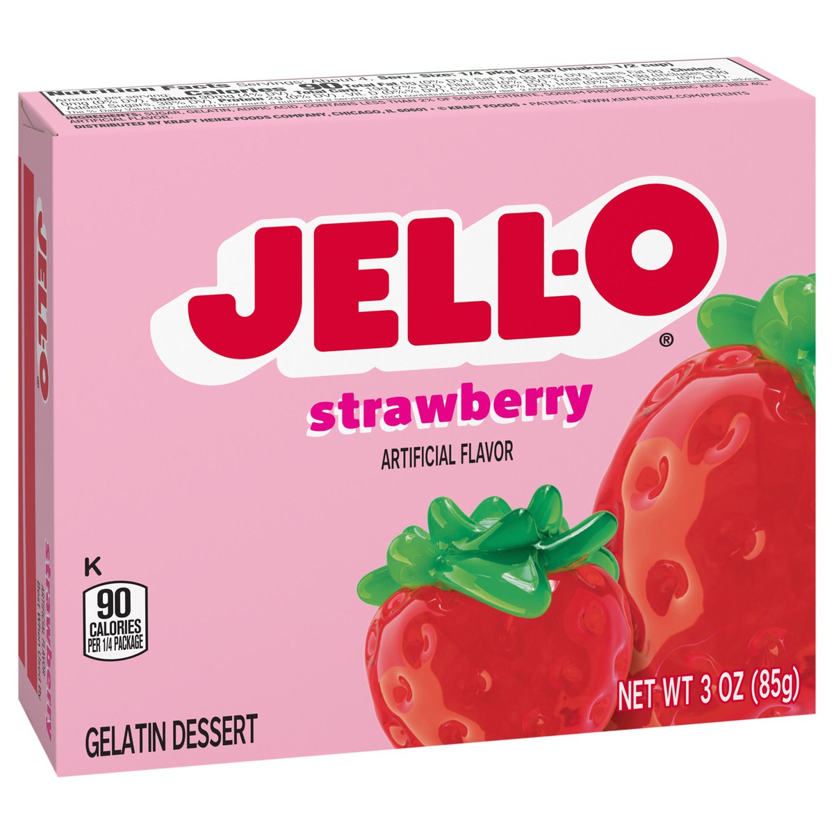 slide 7 of 13, Jell-O Strawberry Gelatin Dessert Mix Box - 3 Oz, 3 oz