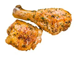 Deli Grilled Chicken Dark Meat 2 Piece Hot - Each (Available After 10 Am)