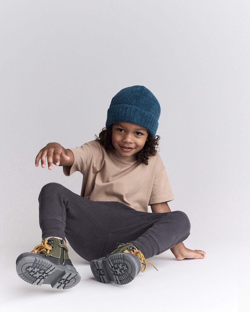 slide 6 of 6, Otteravenue Toddler Short-Sleeve Relaxed Tee - Tan Tan 4T, 1 ct