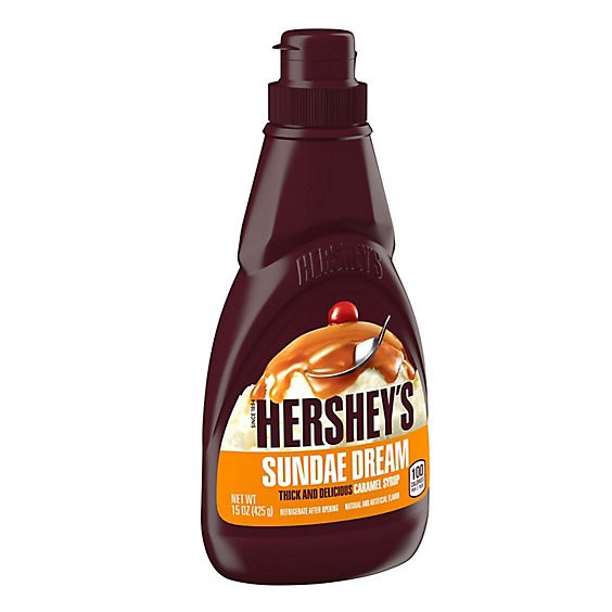 slide 1 of 7, Hersheys Sundae Dream Caramel Syrup Bottle - 15 Oz, 15 oz