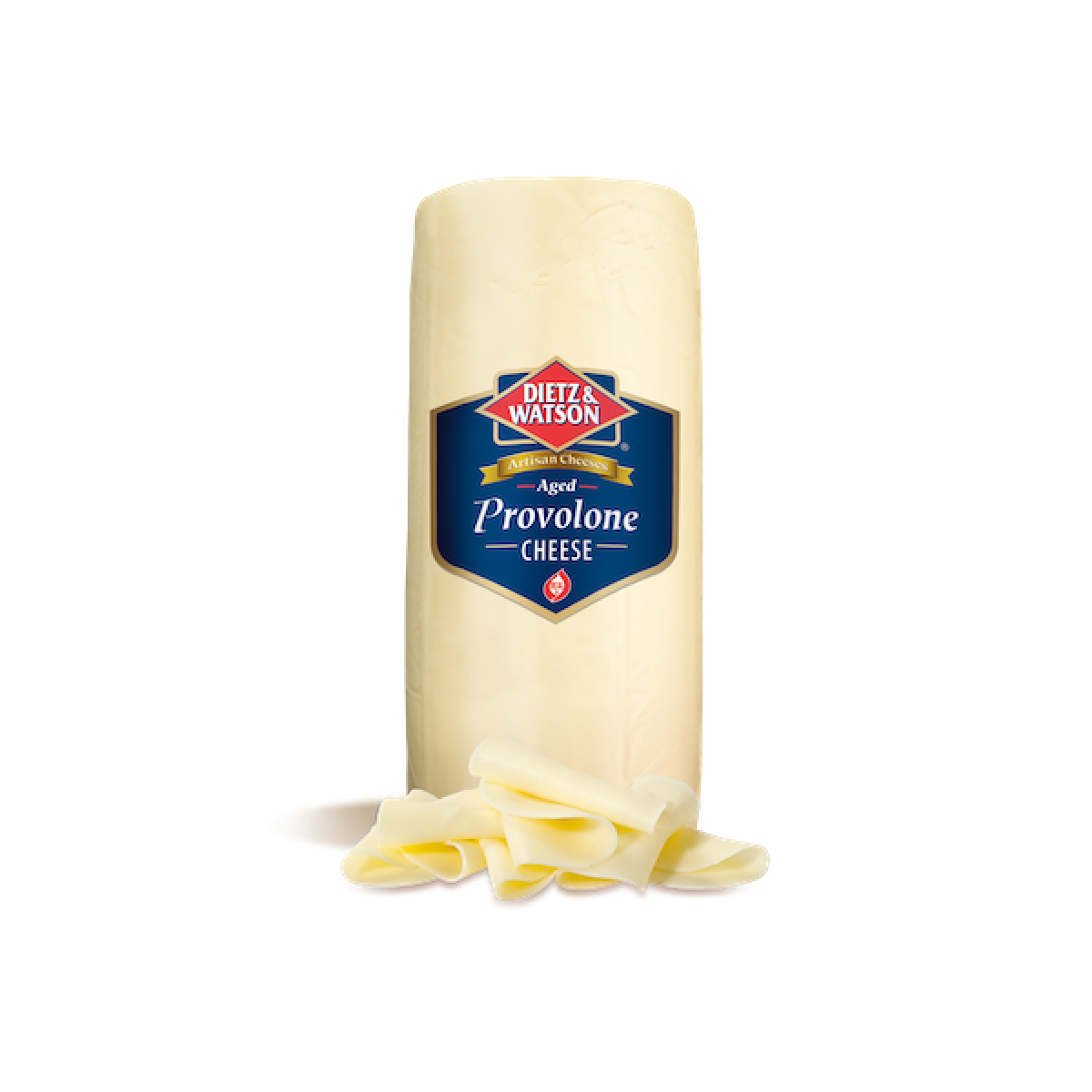 slide 1 of 1, Dietz & Watson Aged Provolone Cheese, per lb