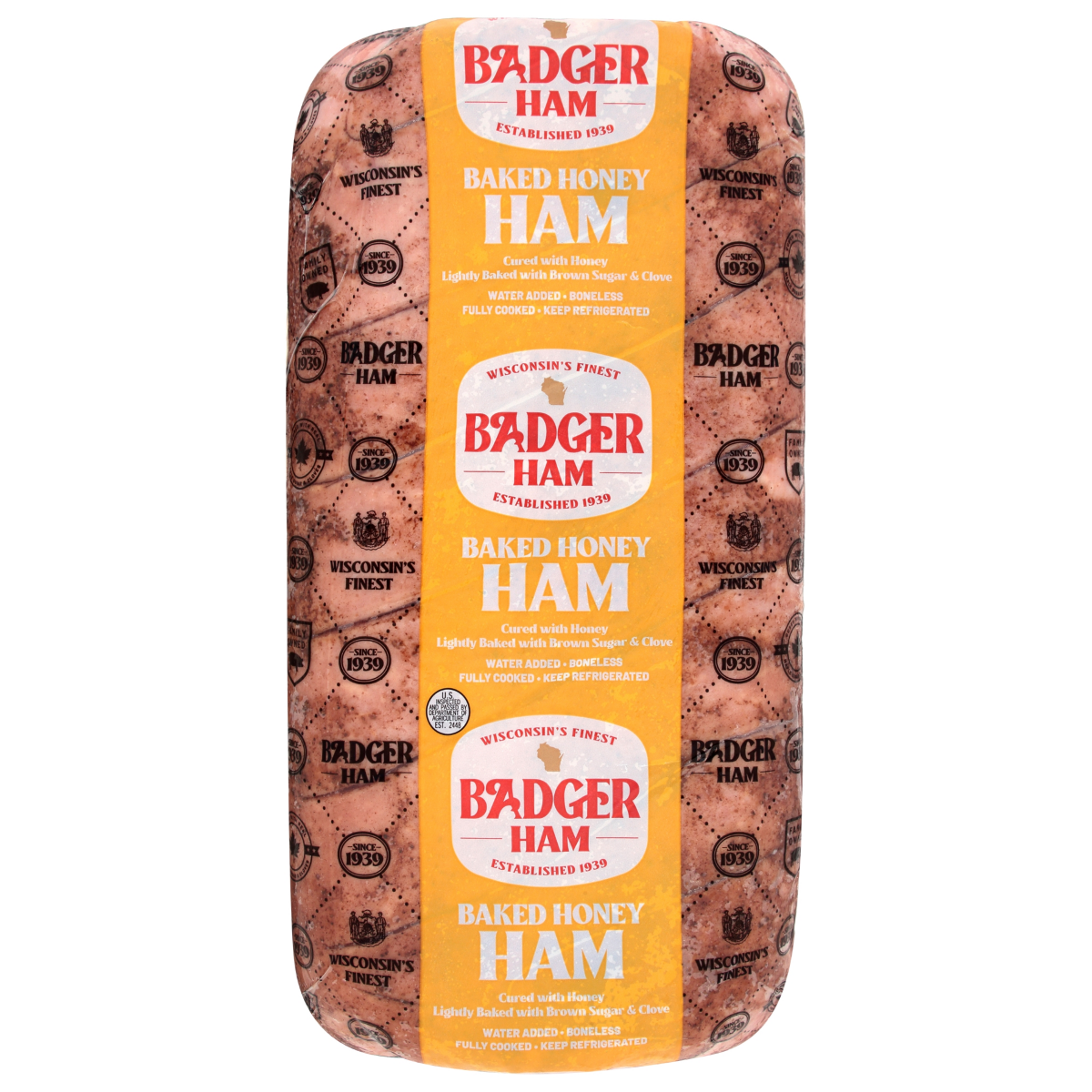 slide 1 of 13, Badger Gourmet Ham, Honey Baked Ham, Deli Dept. Sliced, per lb