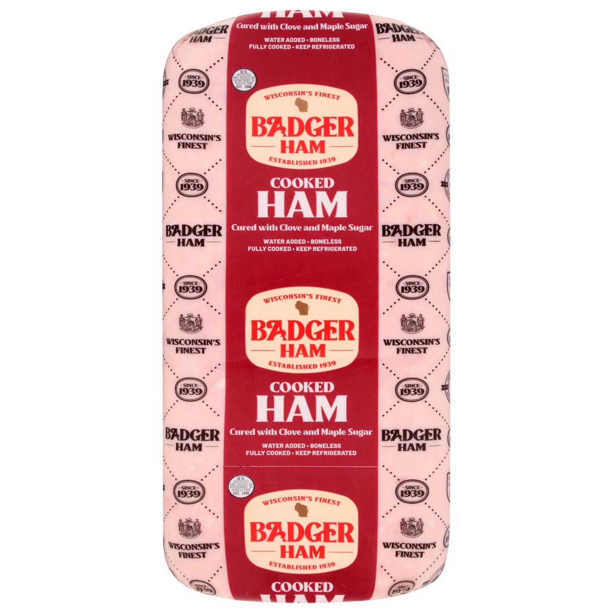 slide 1 of 3, Badger Ham Cooked Ham, per lb