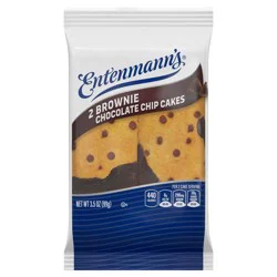 Entenmann's Brownie Chocolate Chip (Individual) Cakes, 2 count, 3.5 oz