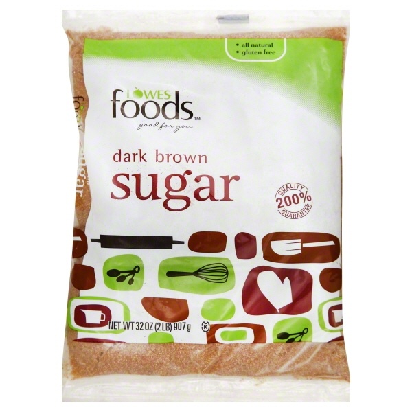 slide 1 of 1, Lowes Foods Dark Brown Sugar, 32 oz