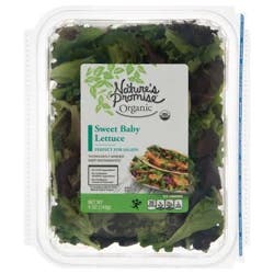 Nature's Promise Organic Sweet Baby Lettuce