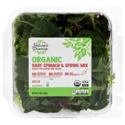 Nature's Promise Organic Baby Spinach & Spring Mix