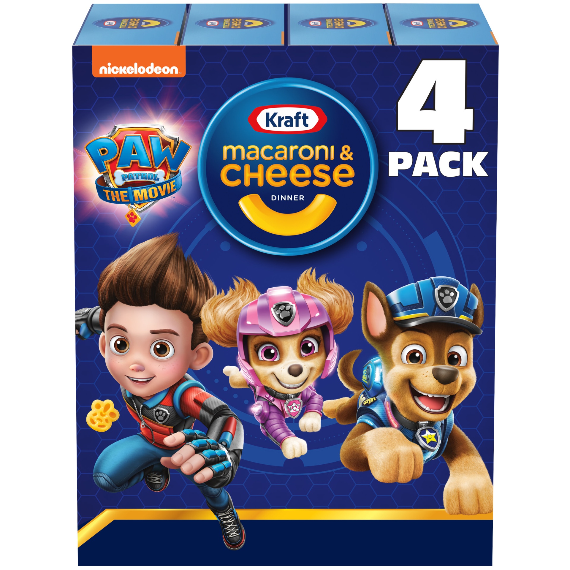 slide 1 of 1, Kraft Macaroni & Cheese Dinner with Nickelodeon Paw Patrol Ready Race Rescue Pasta Shapes Pack, 22 oz