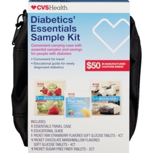 slide 1 of 1, CVS Health Diabetics Essential Sample Kit, 1 ct