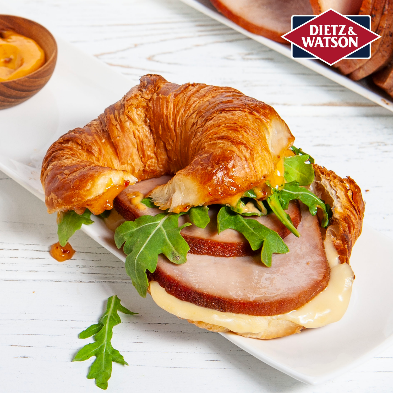 slide 2 of 5, Dietz & Watson Black Forest Honey Ham, per lb