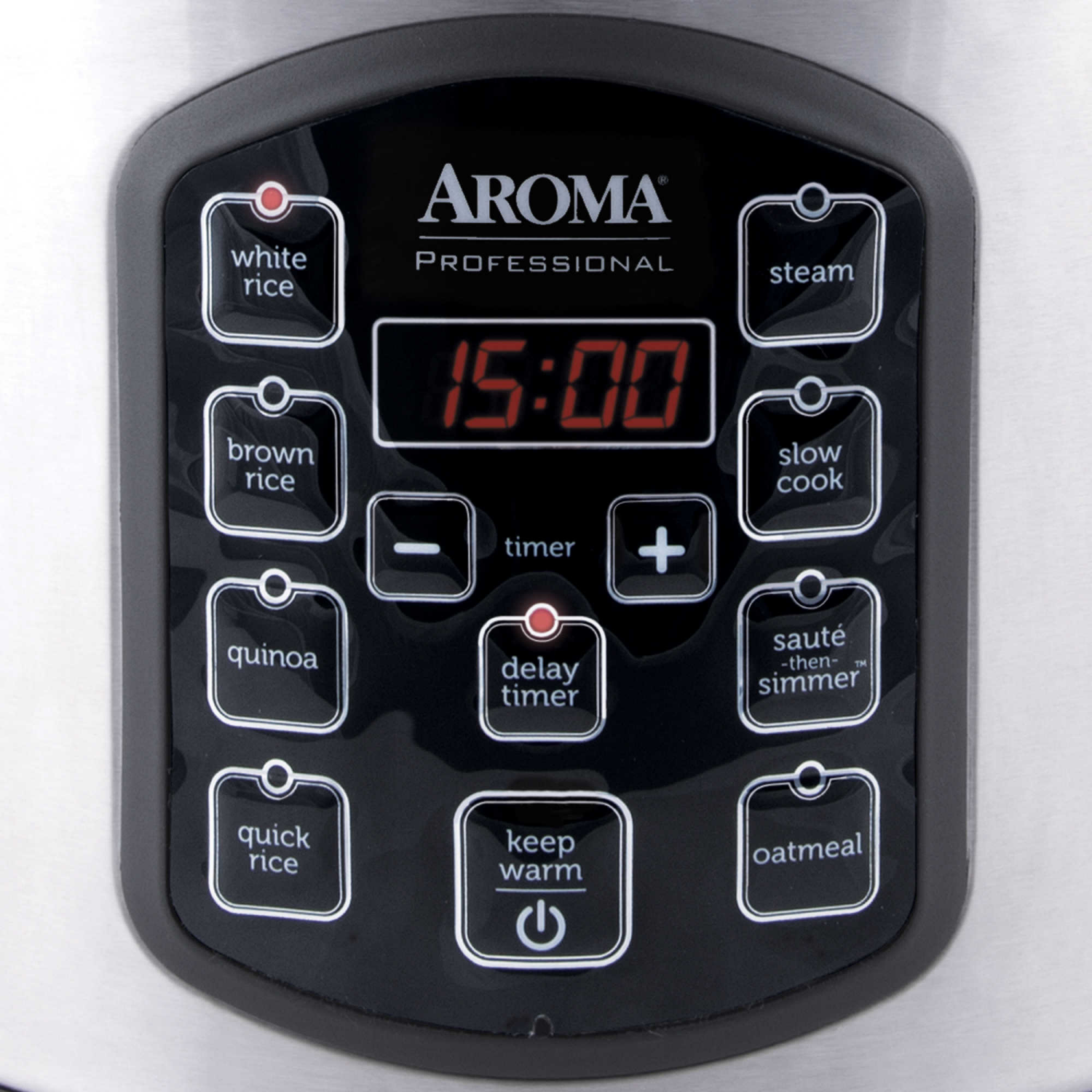 slide 3 of 4, Aroma 8 cup Digital Rice Cooker/Steamer, 8 cups