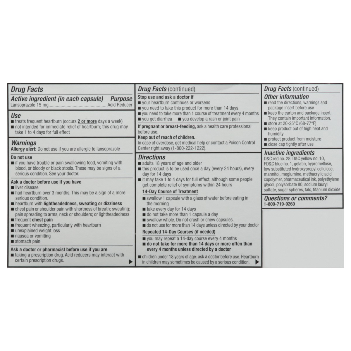 slide 11 of 13, Good Sense 24 HR Delayed-Release Capsules Lansoprazole 42 ea, 42 ct