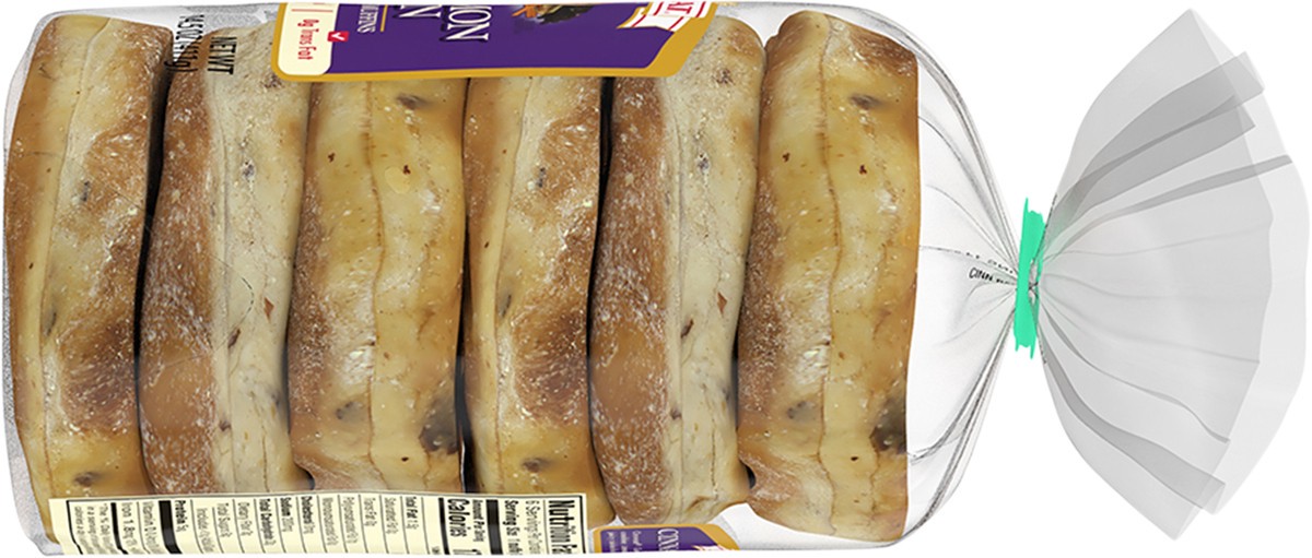slide 14 of 14, Oroweat Cinnamon Raisin English Muffins, 6 count, 14.5 oz, 6 ct