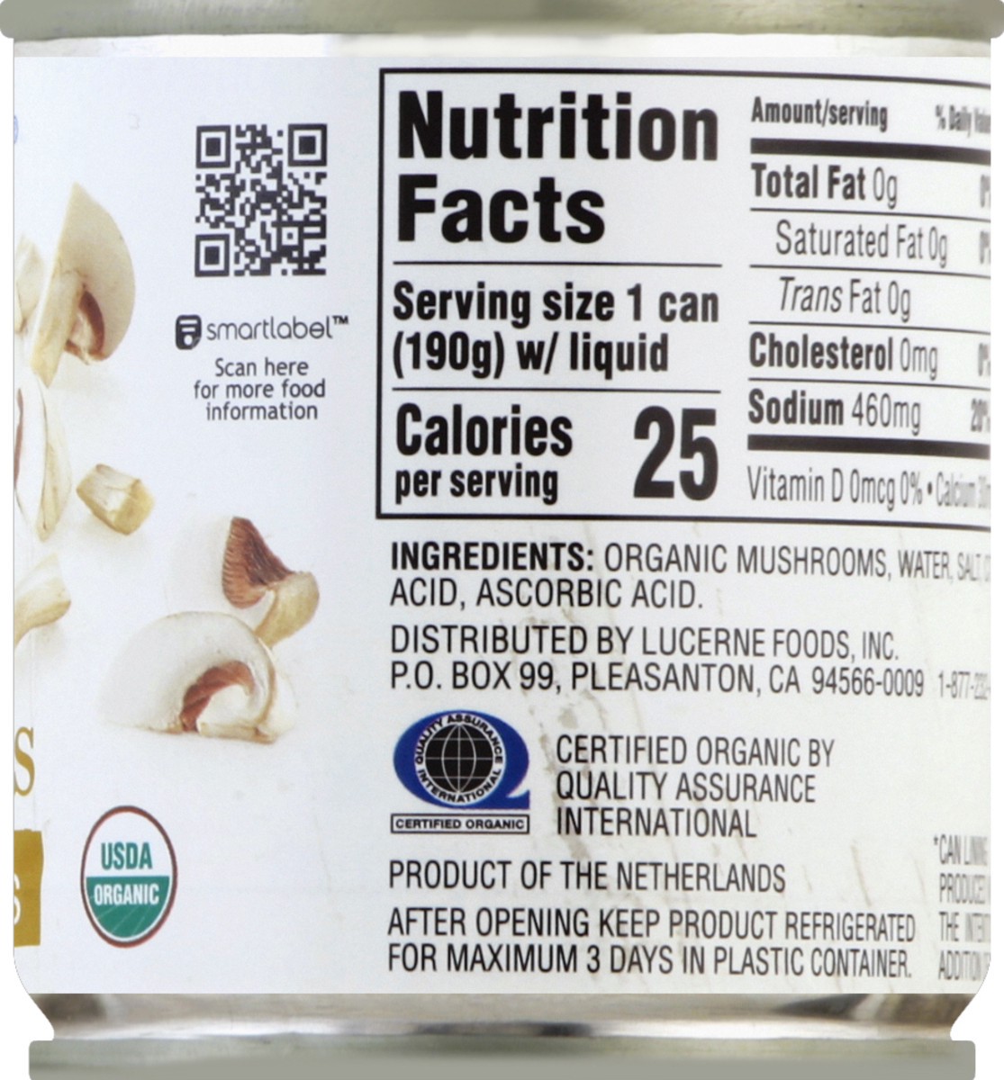 slide 6 of 7, O Orgnc Mushrooms Pieces & Stems, 4 oz