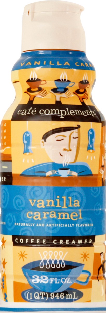 slide 1 of 9, Cafe Complements Vanilla Caramel, 32 oz