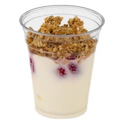 Yogurt Parfait Vanilla with Strawberries