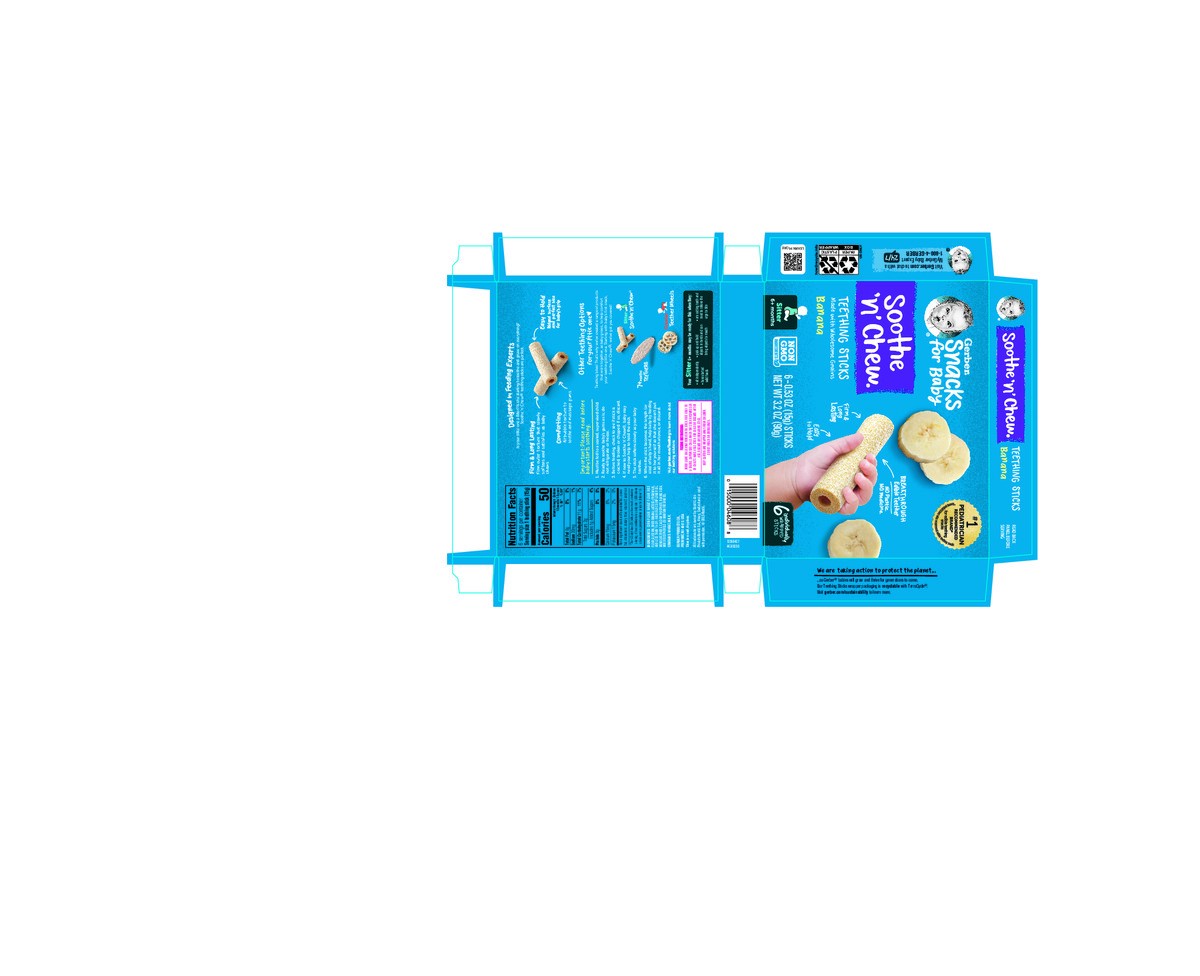 slide 8 of 14, Gerber Banana Teething Sticks, 3.18 oz