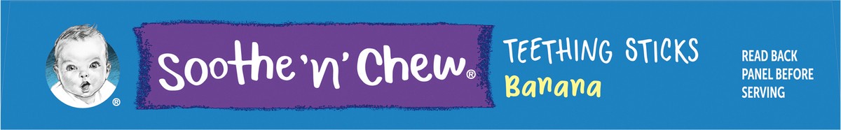 slide 11 of 14, Gerber Banana Teething Sticks, 3.18 oz