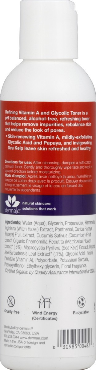 slide 3 of 3, Derma E Toner 6 oz, 6 oz