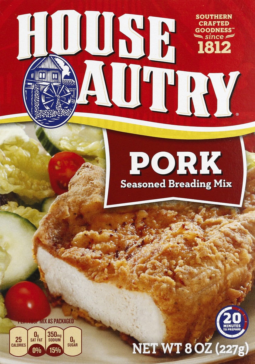 slide 4 of 4, House-Autry Seasoned Pork Frying Mix 8 oz, 8 oz