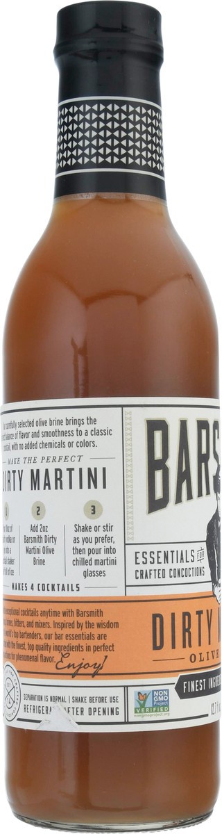 slide 8 of 14, Barsmith Dirty Martini Olive Brine, 375 ml