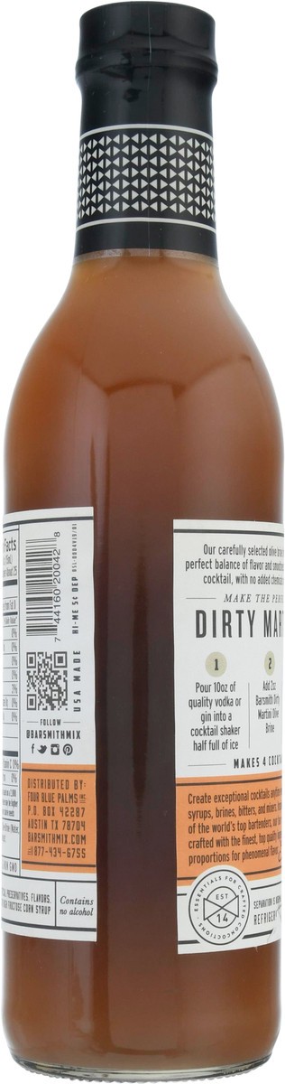 slide 11 of 14, Barsmith Dirty Martini Olive Brine, 375 ml