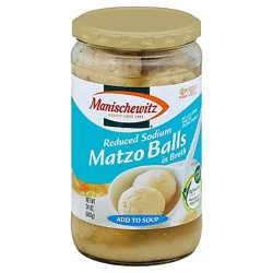 Manischewitz Matzo Balls In Broth Reduced Sodium