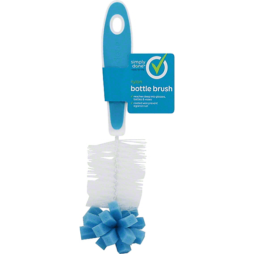 slide 3 of 3, Simply Done Nylon Bottle Brush, 1 ct