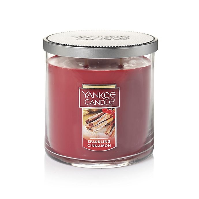 slide 1 of 1, Yankee Candle Housewarmer Sparkling Cinnamon Medium Lidded Candle Tumbler, 1 ct