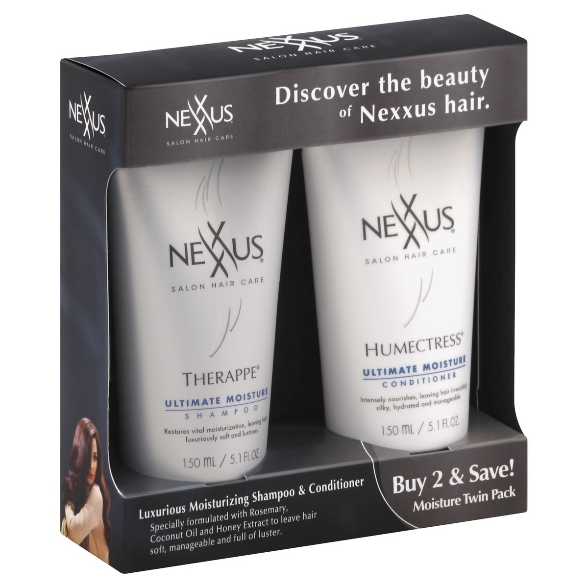 slide 2 of 5, Nexxus Moisture Twin Pack 1 ea, 1 ct