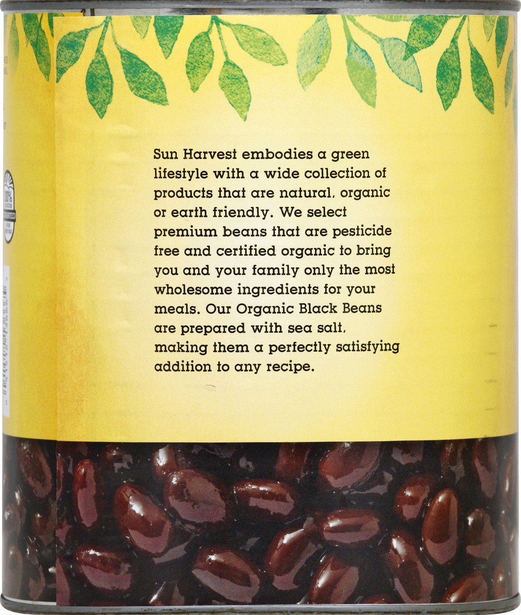 slide 6 of 6, Sun Harvest Organic Black Pinto Beans, 108 oz