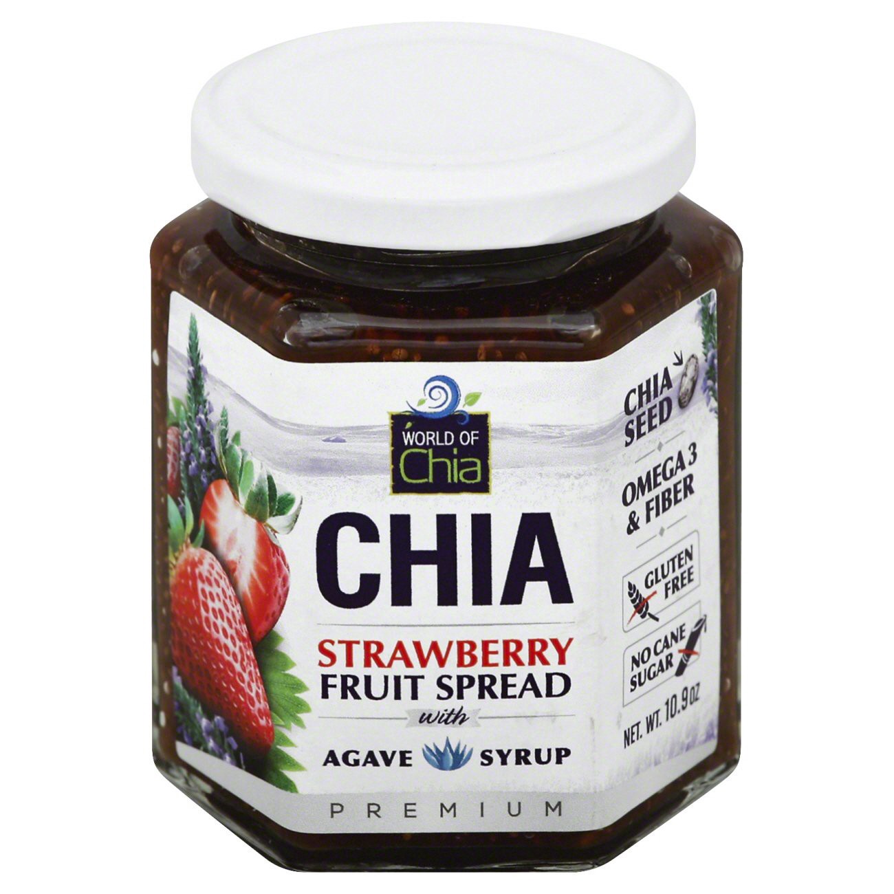 slide 1 of 1, World of Chia Strawberry Fruit+Chia Spread 10.9 oz, 10.9 oz