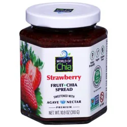 World of Chia Strawberry Fruit+Chia Spread 10.9 oz