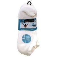 slide 1 of 1, No Nonsense Cushioned No Show Socks, 3 pk; 12 ct