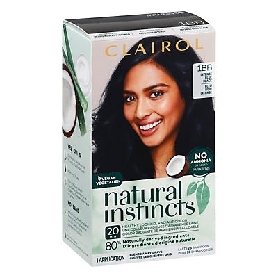 slide 1 of 1, Clairol Natural Instincts 1BB Intense Blue Black, 1 ct